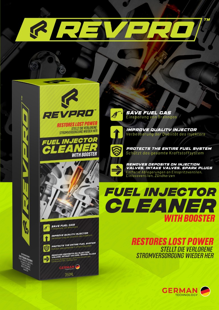 Poster RevPro Fuel Injector Cleaner with Booster